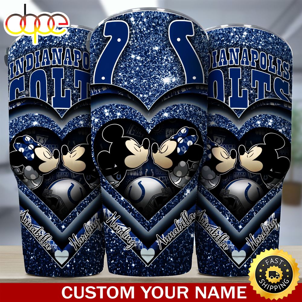Indianapolis Colts NFL Custom Tumbler For Couples This