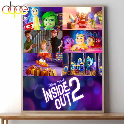 Inside Out 2 Poster Inside Out Movie Poster – Musicdope80s.com