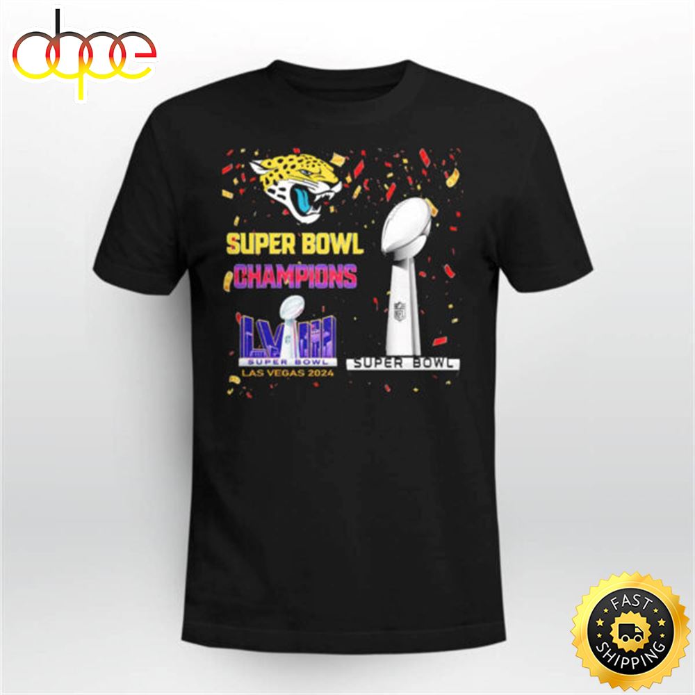 Jaguars Super Bowl Champions Lviii Las Vegas 2024 Shirt