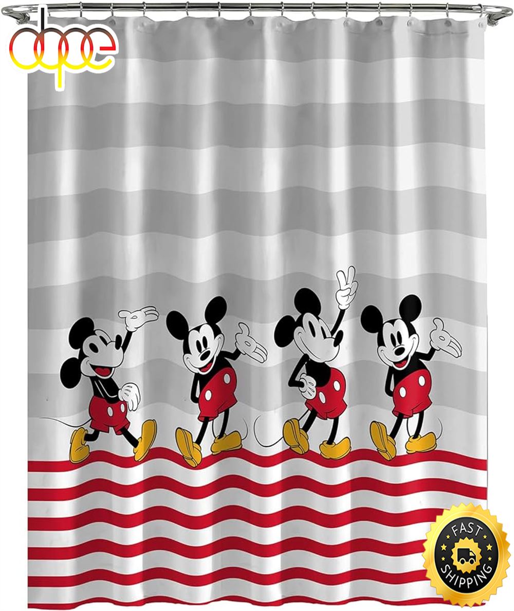 Jay Franco Disney Mickey Mouse Hello There Shower Curtain