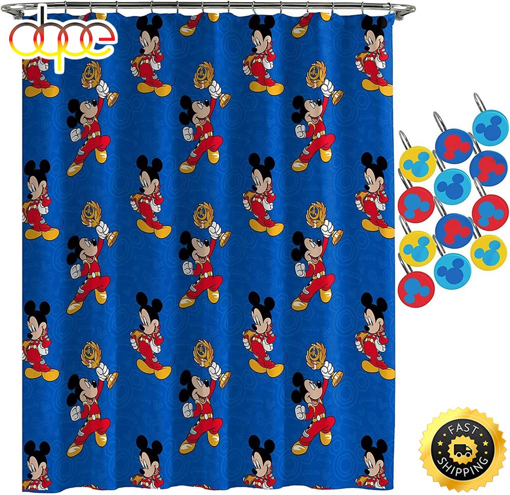 Jay Franco Disney Mickey Mouse Trophy Shower Curtain