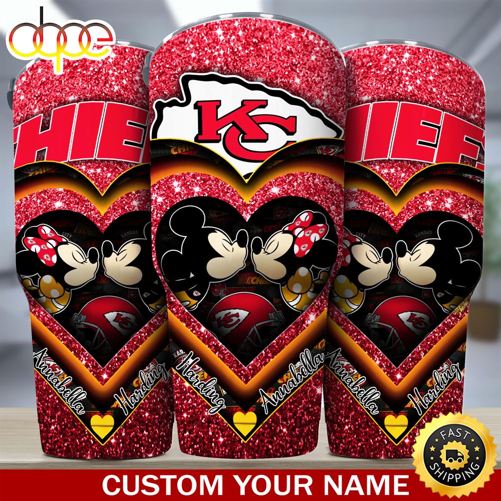 Kansas City Chiefs NFL Custom Tumbler For Couples This