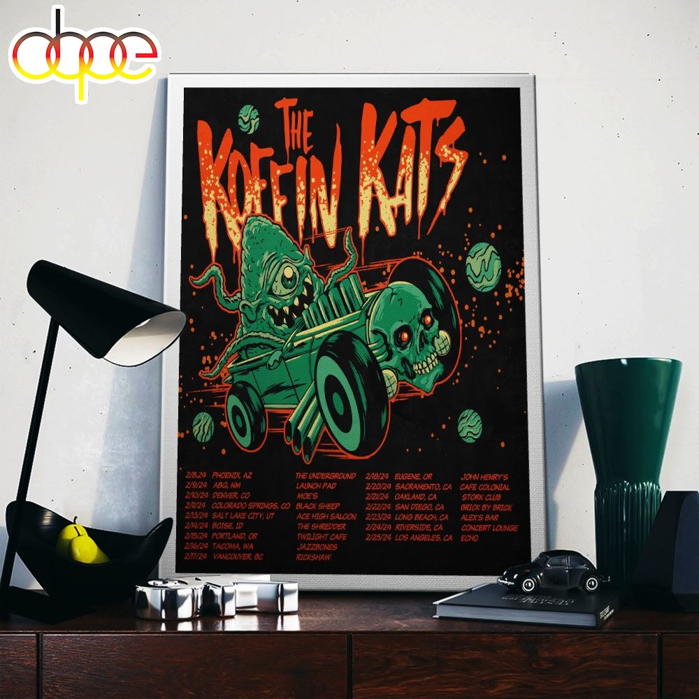 Koffin Kats Tour 2024 Canvas Poster