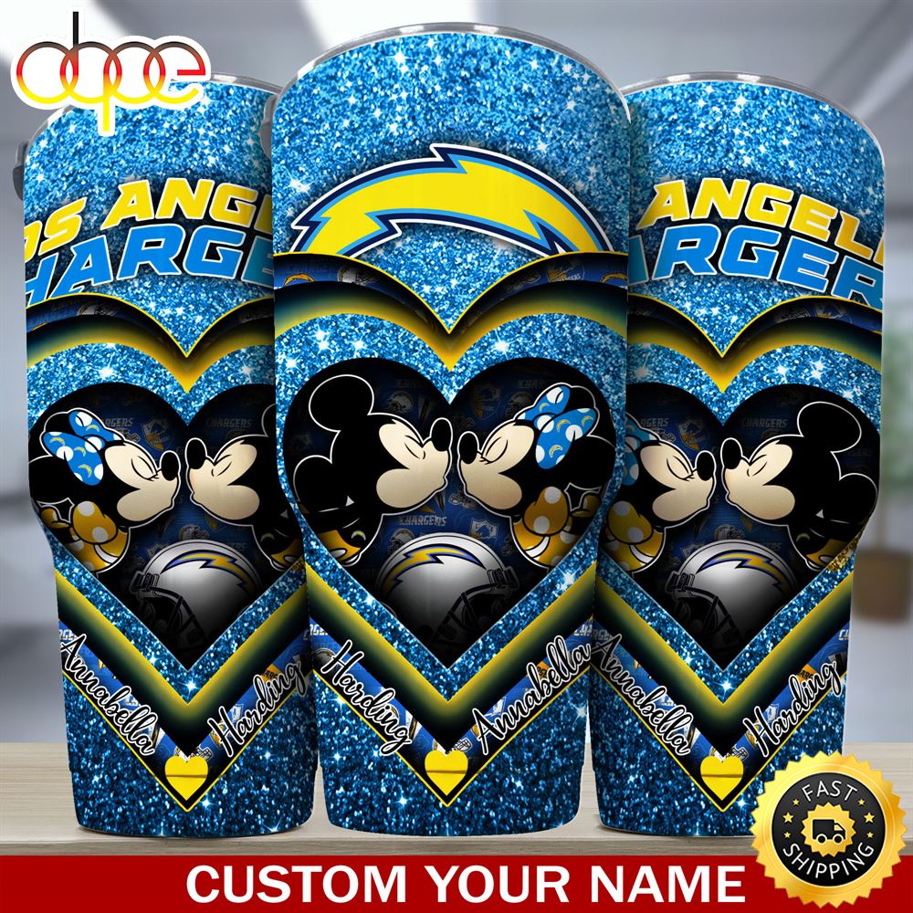 Los Angeles Chargers NFL Custom Tumbler For Couples This