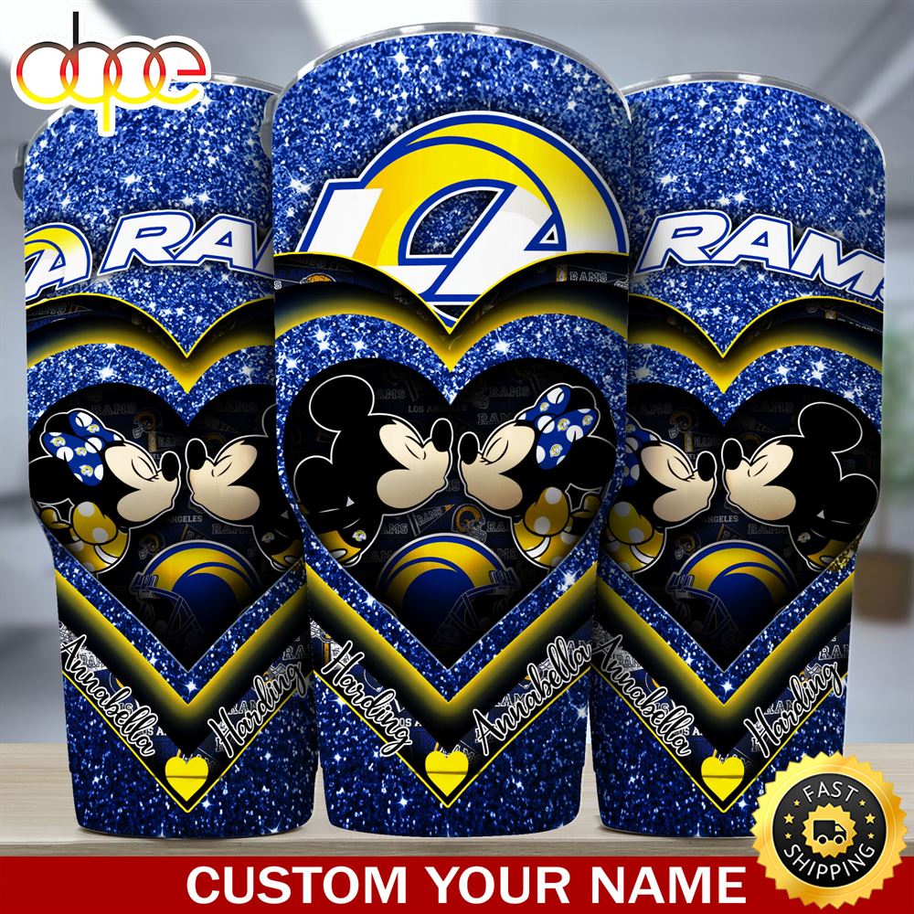 Los Angeles Rams NFL Custom Tumbler For Couples This