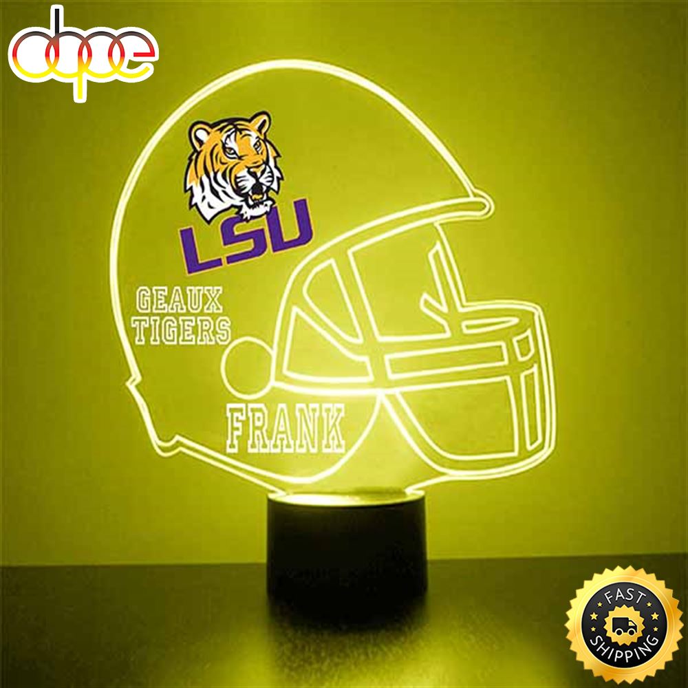 Louisiana State University Helmet Led Light Up Sports Fan Lamp