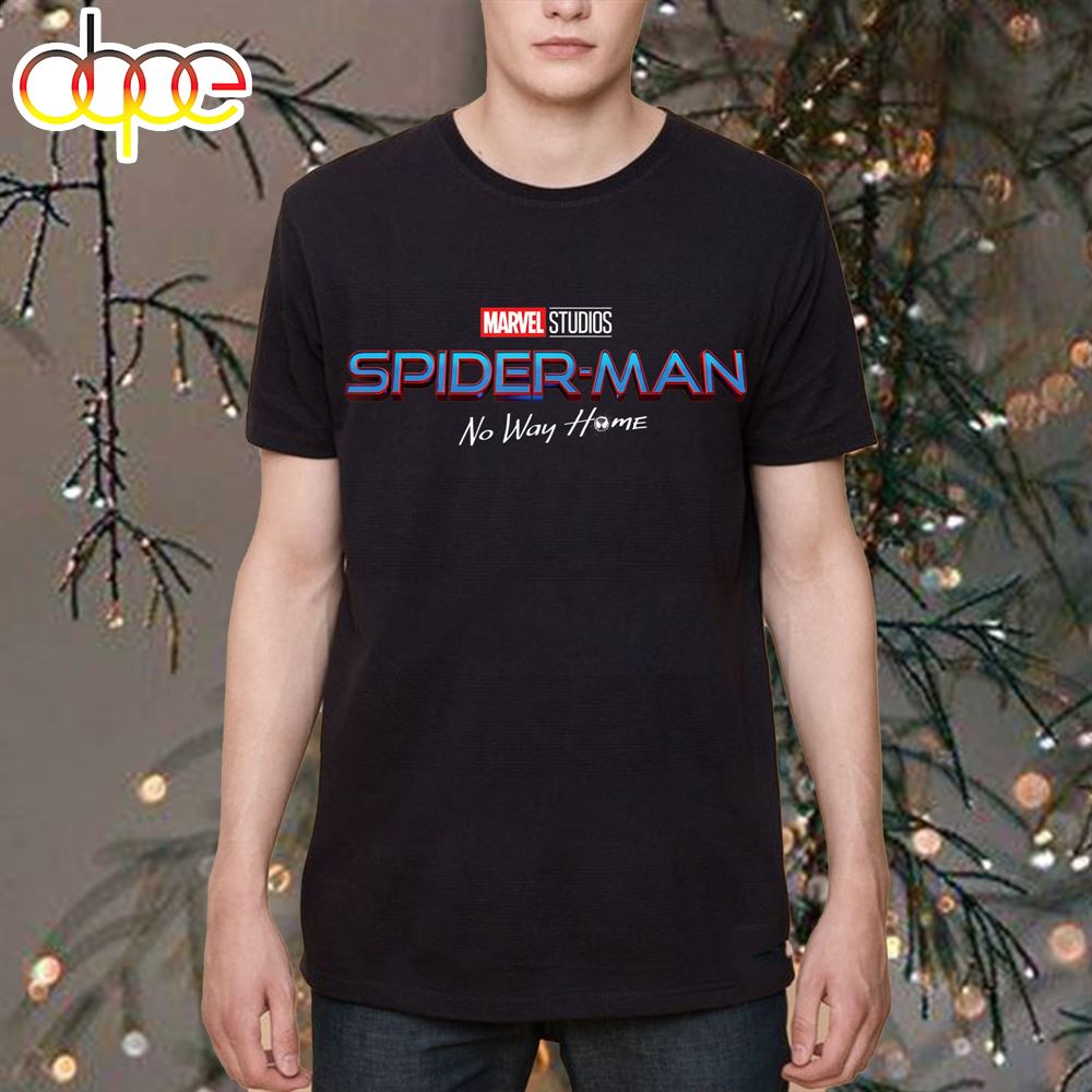 Marvel Studios Spider Man No Way Home Movie Logo T Shirt