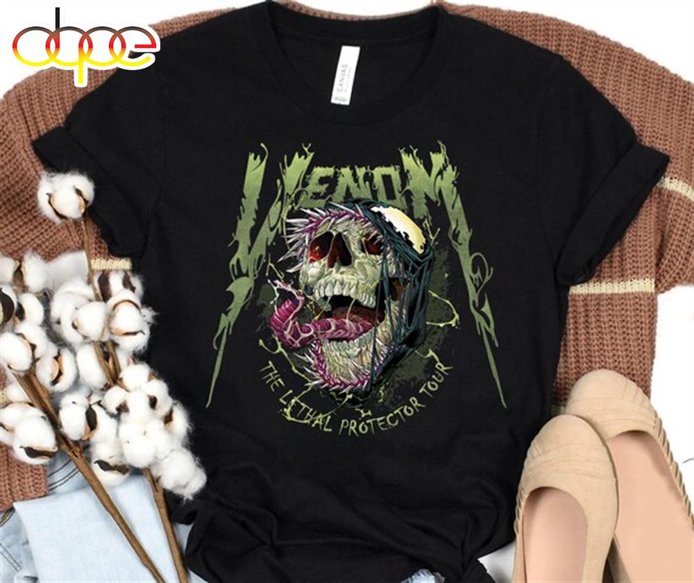 Marvel Venom Skull Lethal Protector Graphic T Shirt