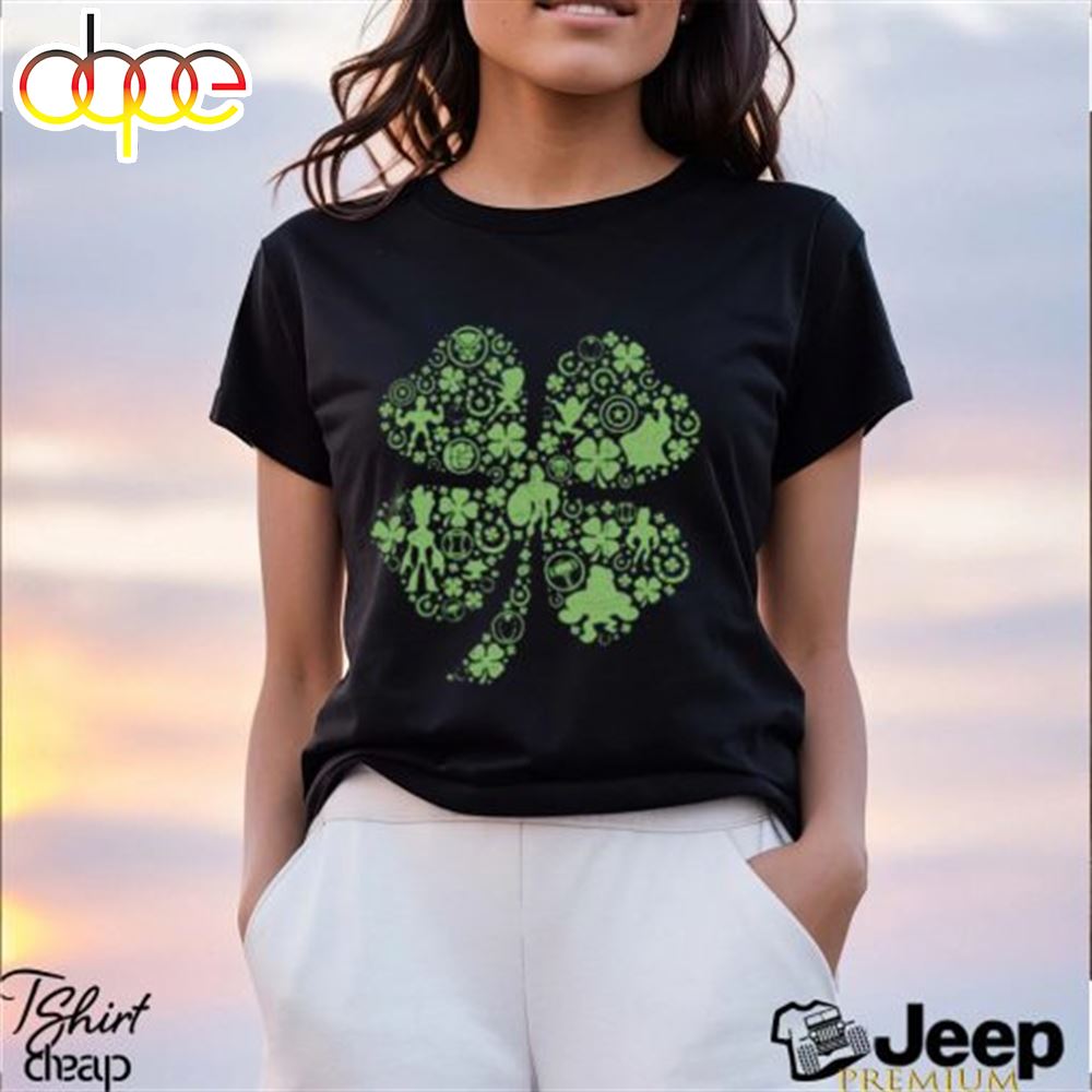 Marvel Mad Engine Four Leaf Clover St Paddy's Day Graphic 2024 Shirt