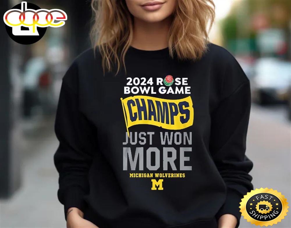 Michigan Rose Bowl Champions 2024 Just Won More Unisex T Shirt
