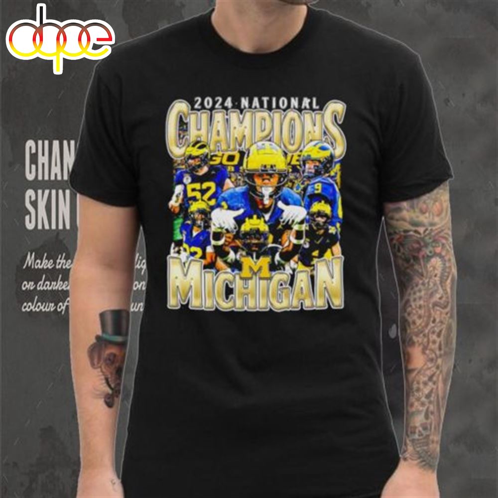 Michigan Wolverines 2024 National Champion Michigan Shirt