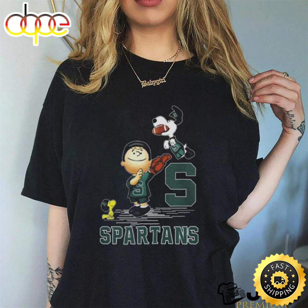 Michigan State Spartans The Peanuts Sport Fans Christmas Shirt T Shirt