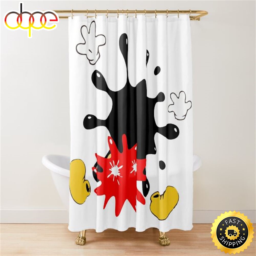 Mickey Mouse Cute Shower Curtain