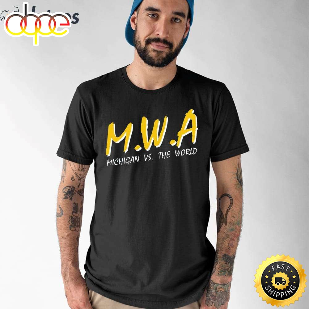 Mwa Michigan Vs The World Shirt Tshirt