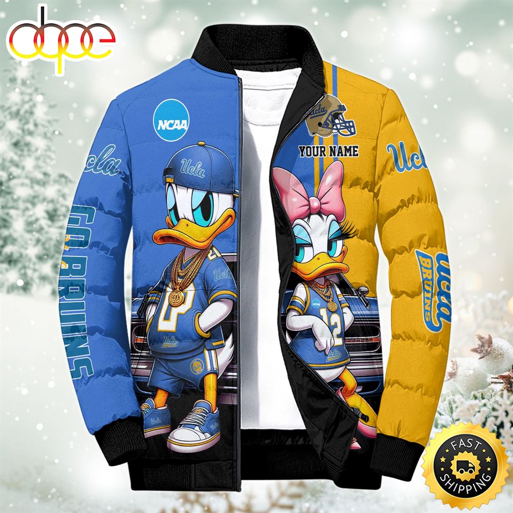 NCAA Disney UCLA Bruins Sport Puffer Jacket For Fans Custom Puffer Jacket