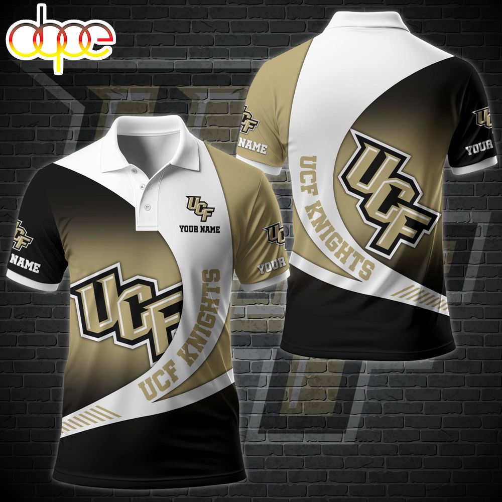NCAA UCF Knights Team Polo Shirt Custom Your Name