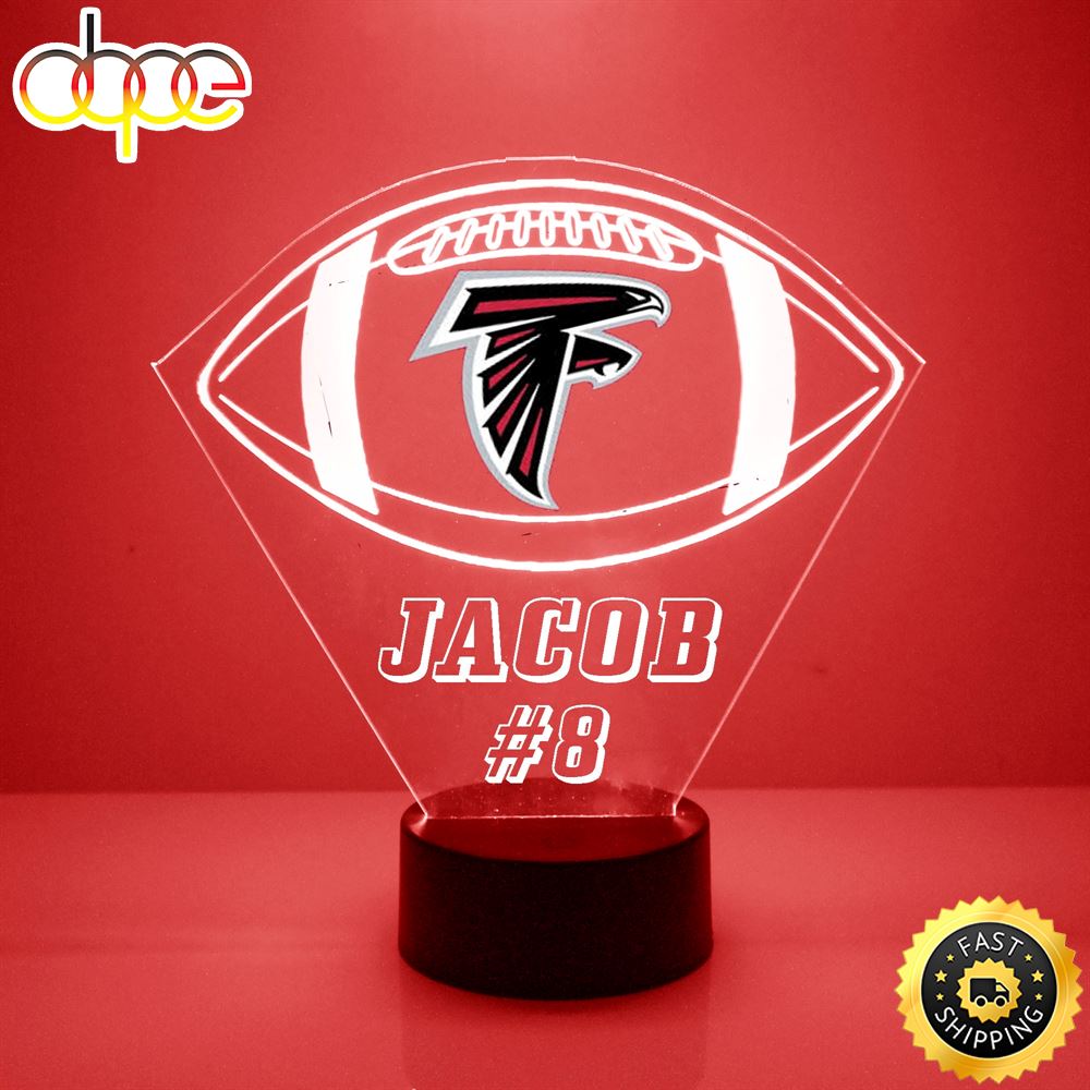 NFL Atlanta Falcons Football Led Sports Fan Lamp 9613