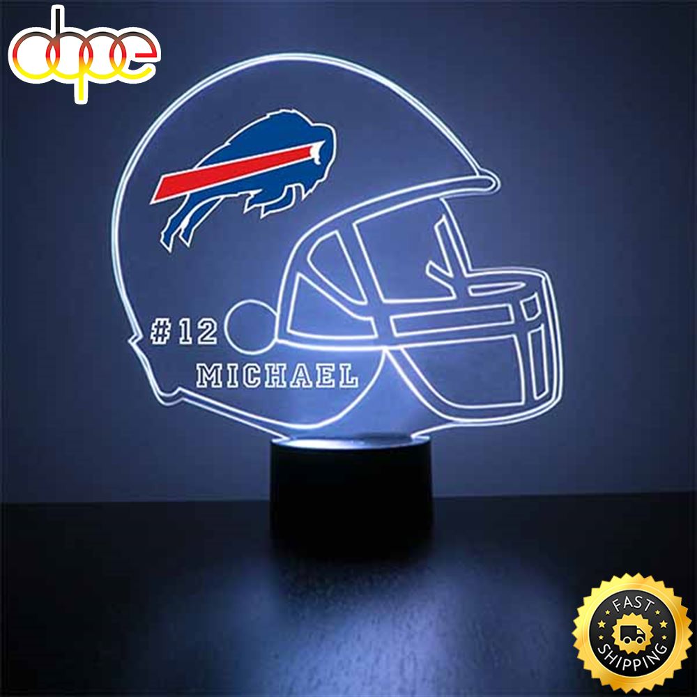 NFL Buffalo Bills Football Led Sports Fan Lamp 8753