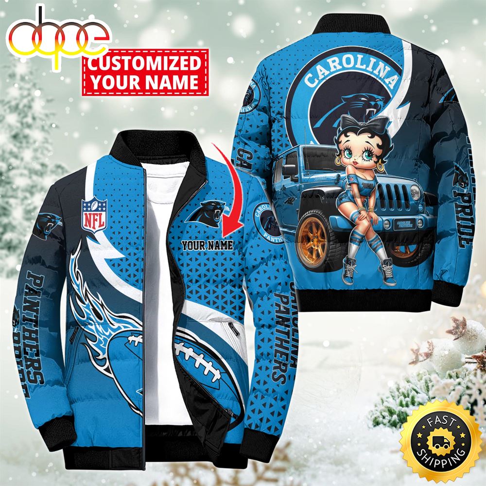 NFL Disney Carolina Panthers Sport Puffer Jacket For Fans