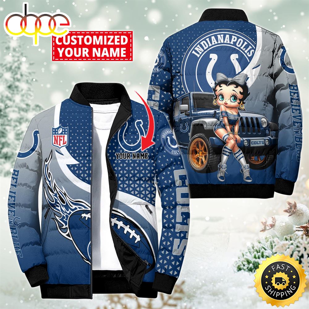 NFL Disney Indianapolis Colts Sport Puffer Jacket For Fans