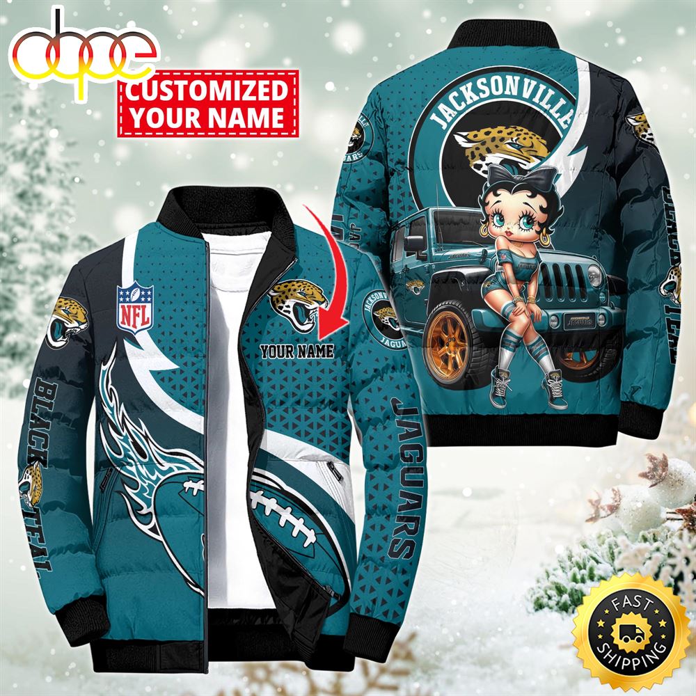 NFL Disney Jacksonville Jaguars Sport Puffer Jacket For Fans