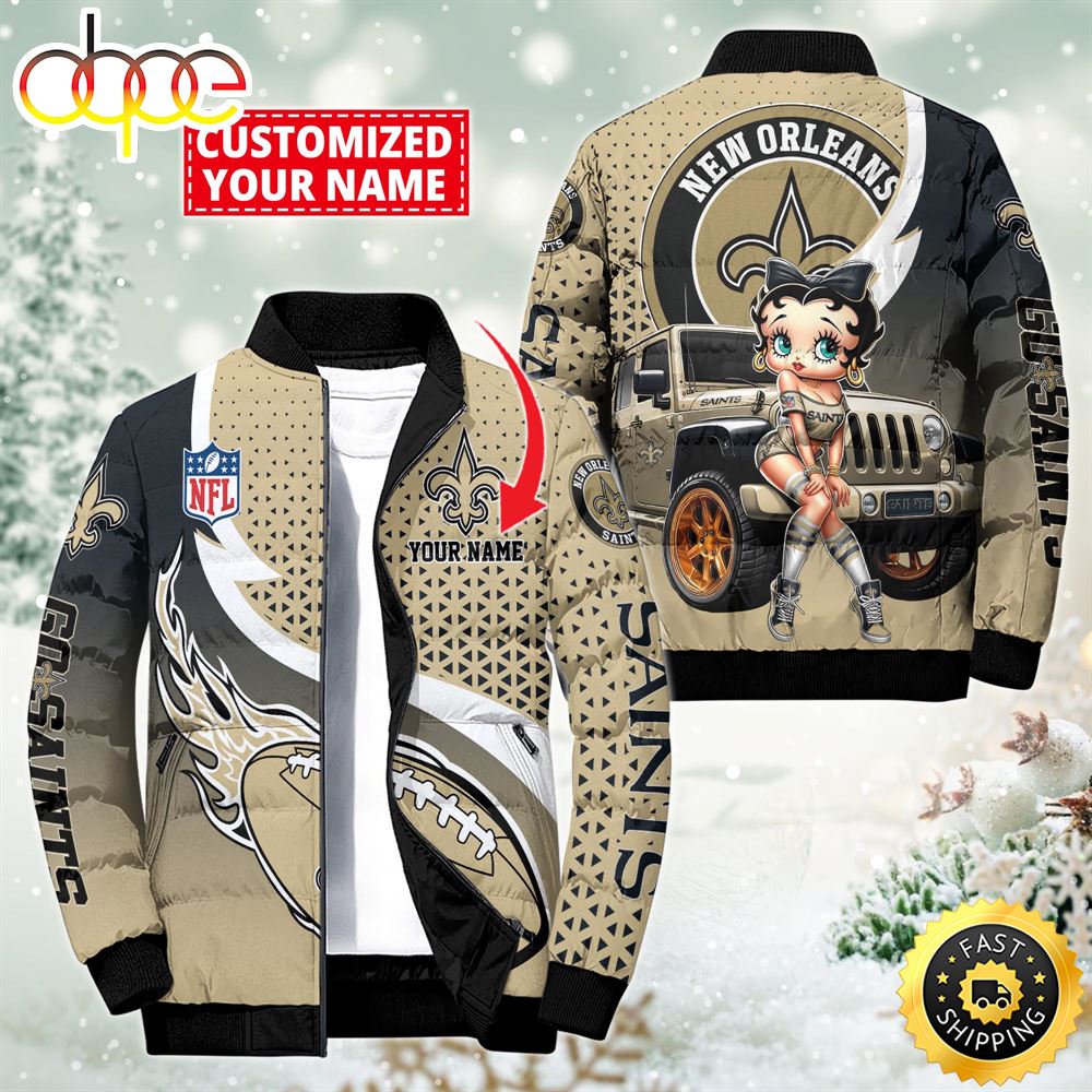 NFL Disney New Orleans Saints Sport Puffer Jacket For Fans