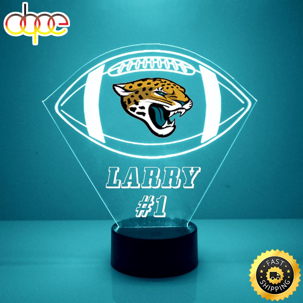 NFL Jacksonville Jaguars Football Led Sports Fan Lamp