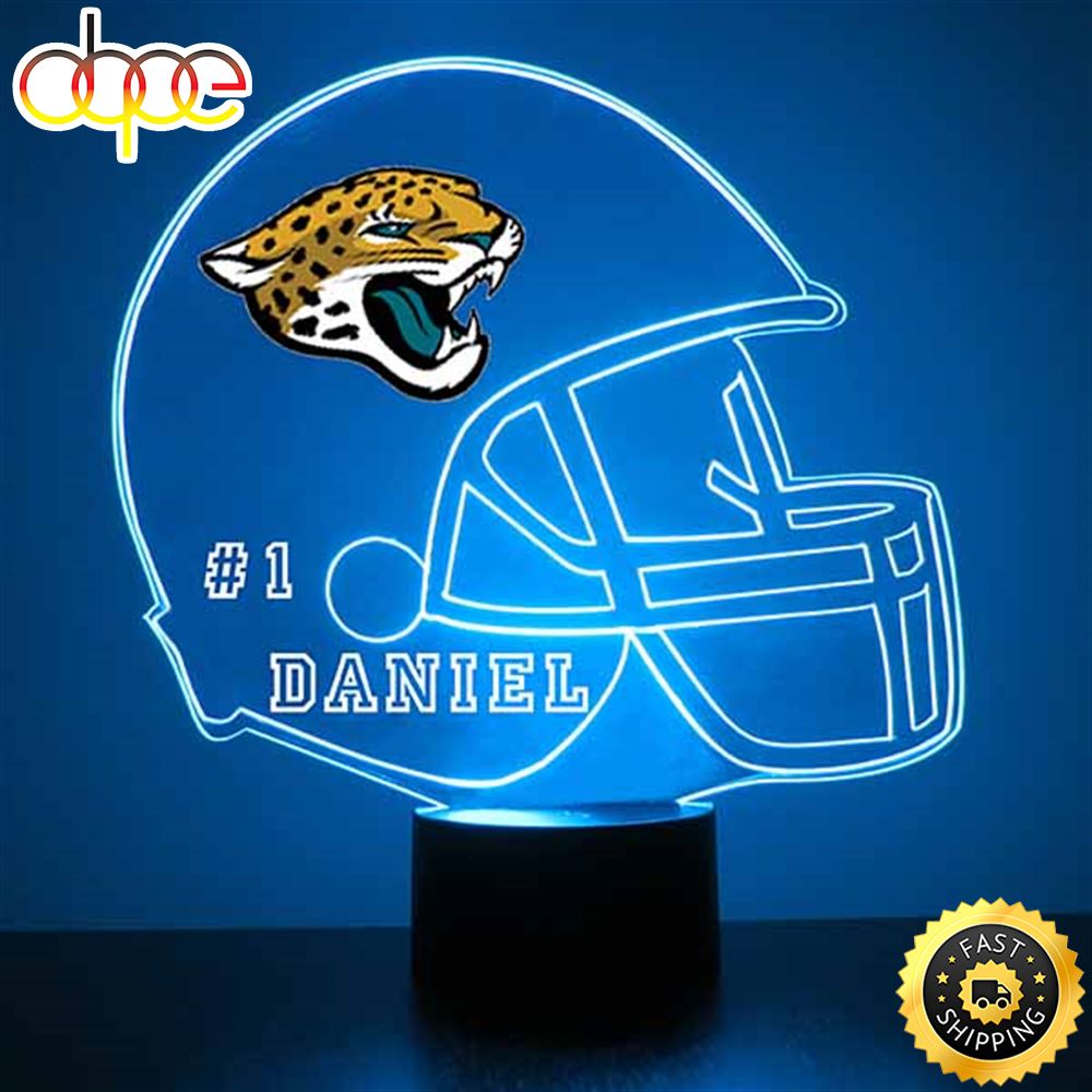 NFL Jacksonville Jaguars Football Led Sports Fan Lamp 4266