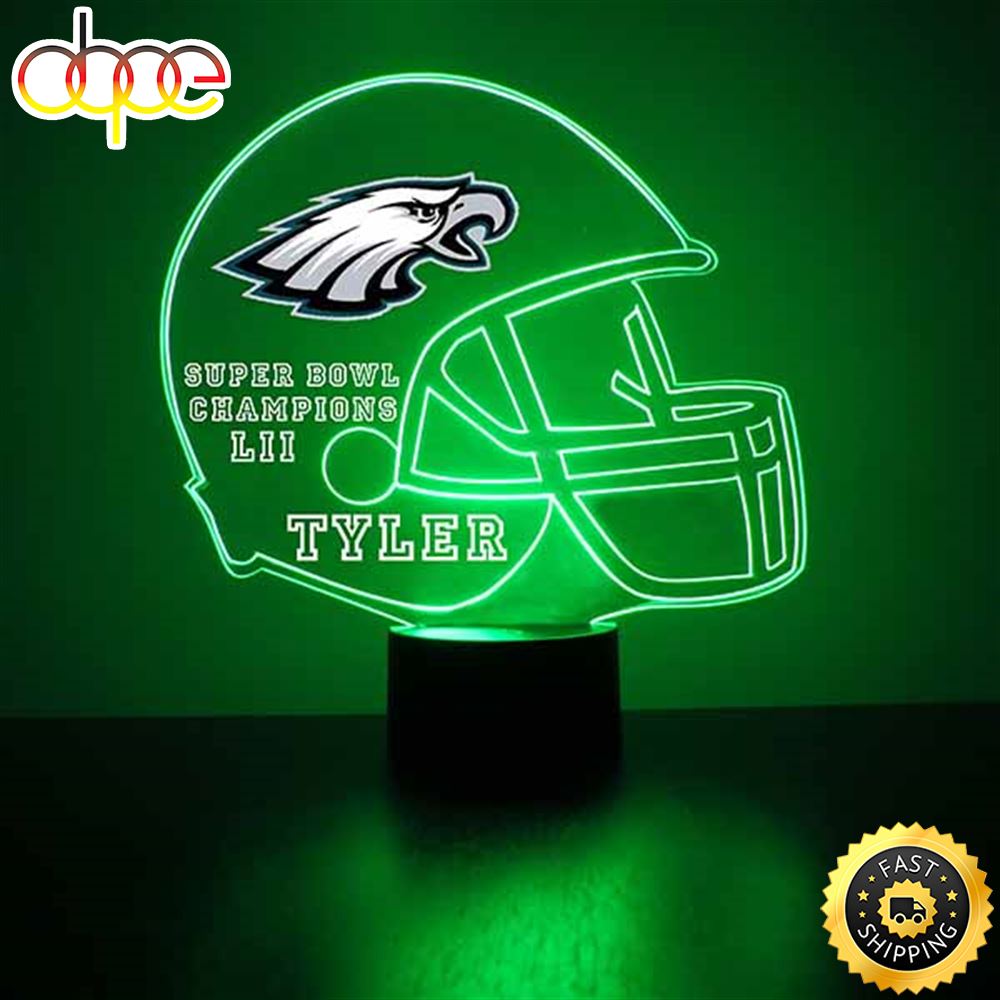 NFL Philadelphia Eagles Football Led Sports Fan Lamp Custom Night Light