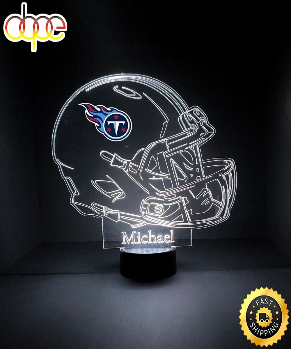 NFL Tennessee Titans Light Up Modern Helmet Nfl Football Led Sports Fan Lamp