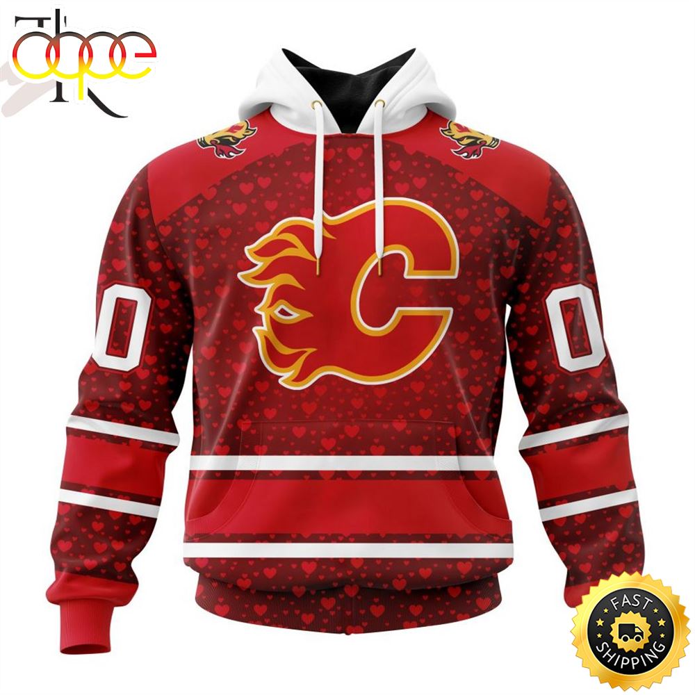 NHL Calgary Flames Special Gift For Valentines Day Hoodie