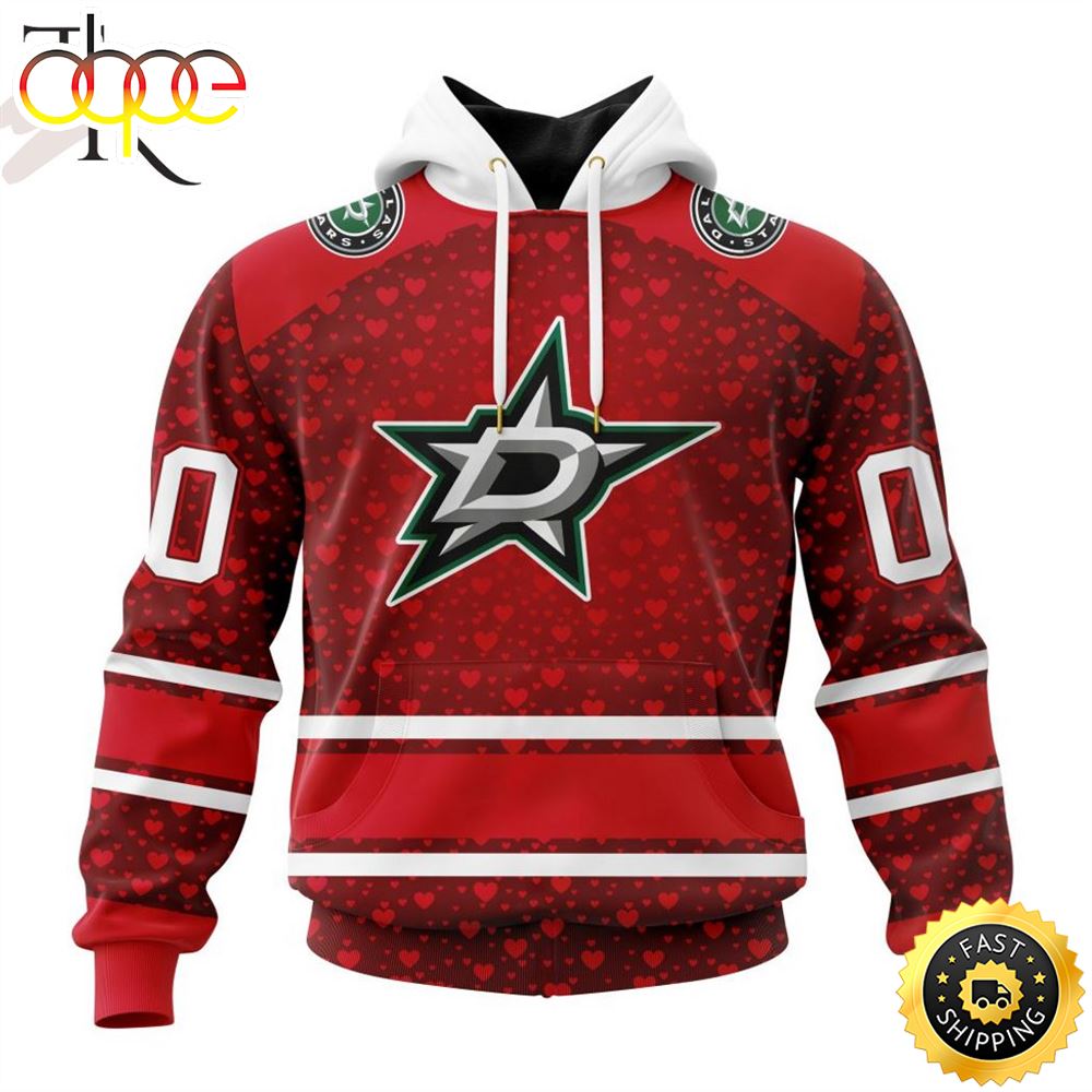 NHL Dallas Stars Special Gift For Valentines Day Hoodie