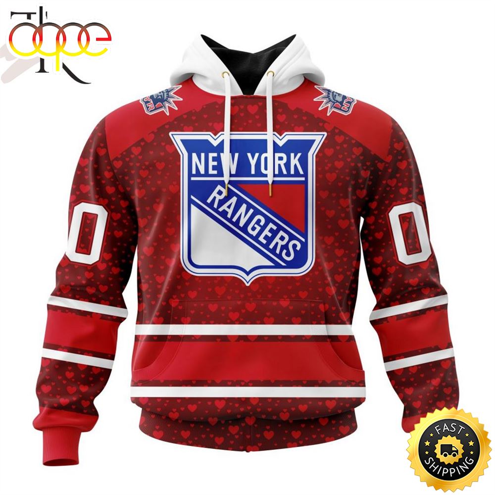 NHL New York Rangers Special Gift For Valentines Day Hoodie
