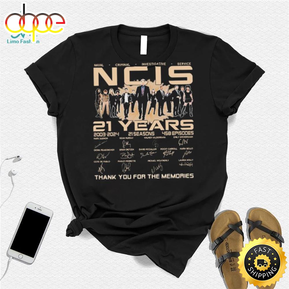 Naval Criminal Investigative Service Ncis 21 Years 2003 2024 Thank You For The Memories Signatures Shirt Ck3jt9.jpg
