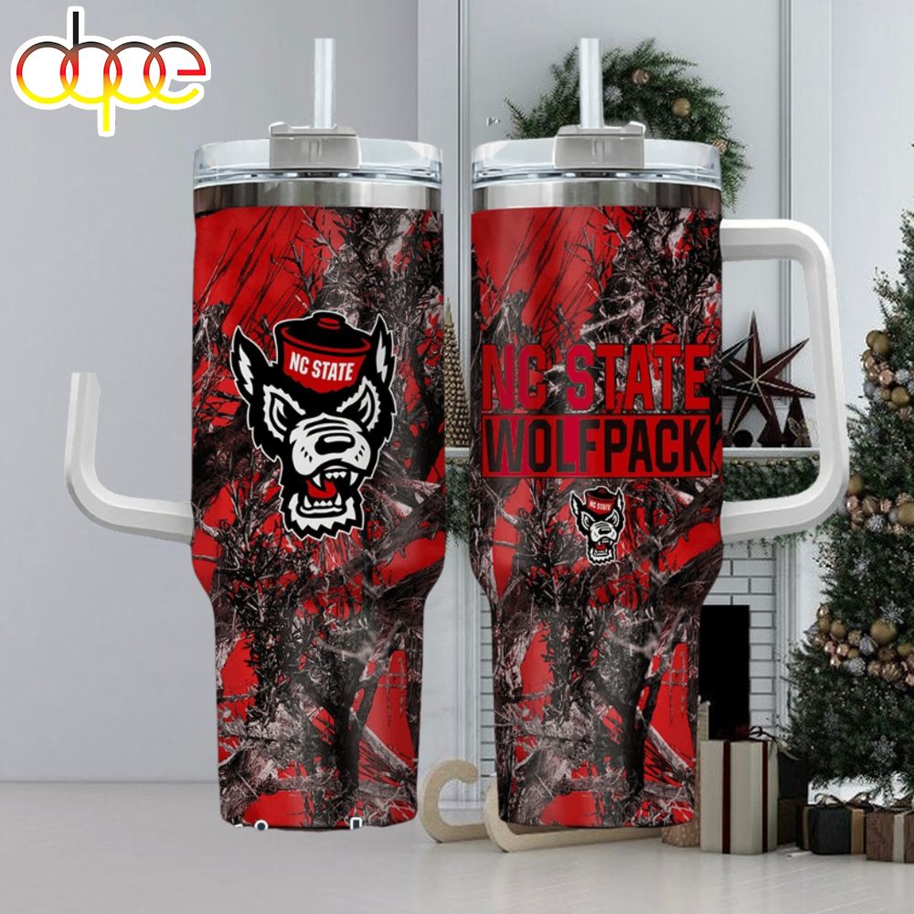 Nc State Wolfpack Realtree Hunting 40oz Tumbler
