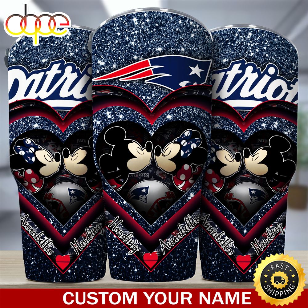 New England Patriots NFL Custom Tumbler For Couples This