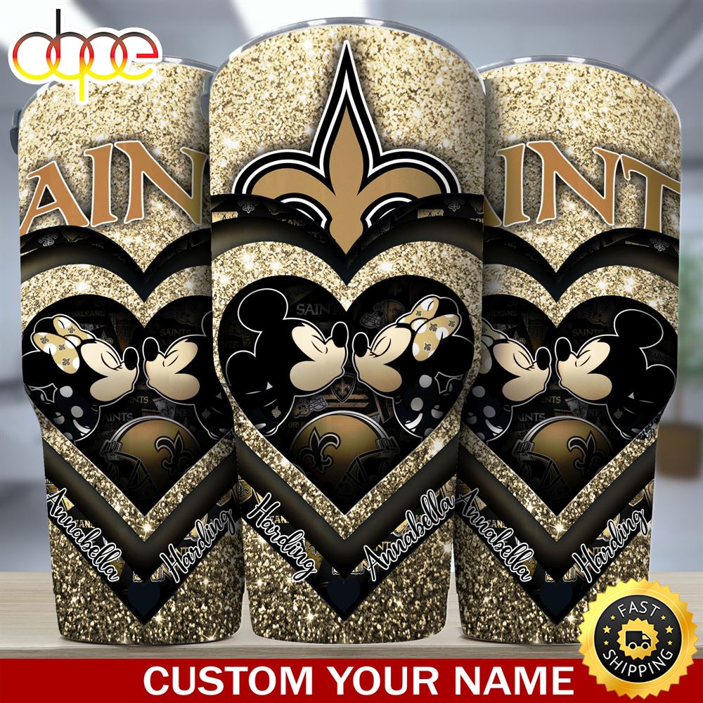 New Orleans Saints NFL Custom Tumbler For Couples This