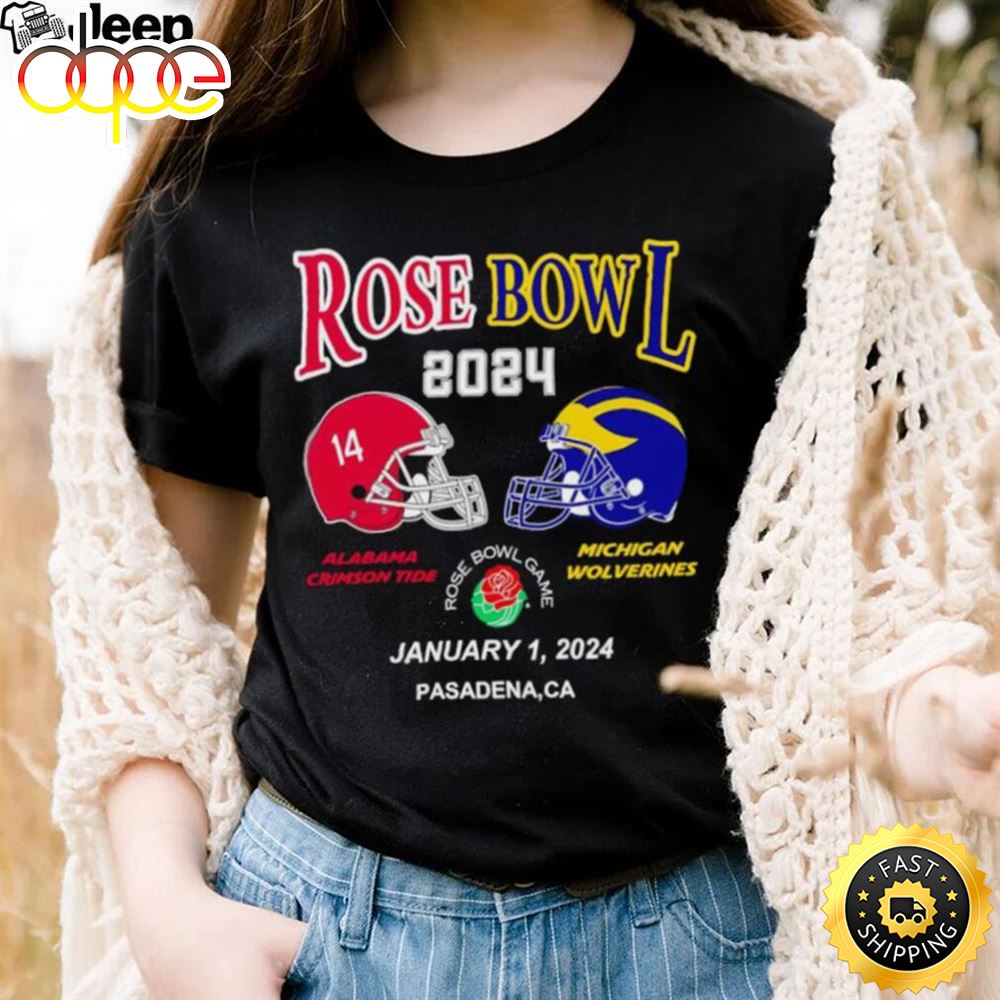 New Rose Bowl 2024 Alabama Crimson Tide Vs Michigan Wolverines January 1 Shirt Zsgcnt.jpg