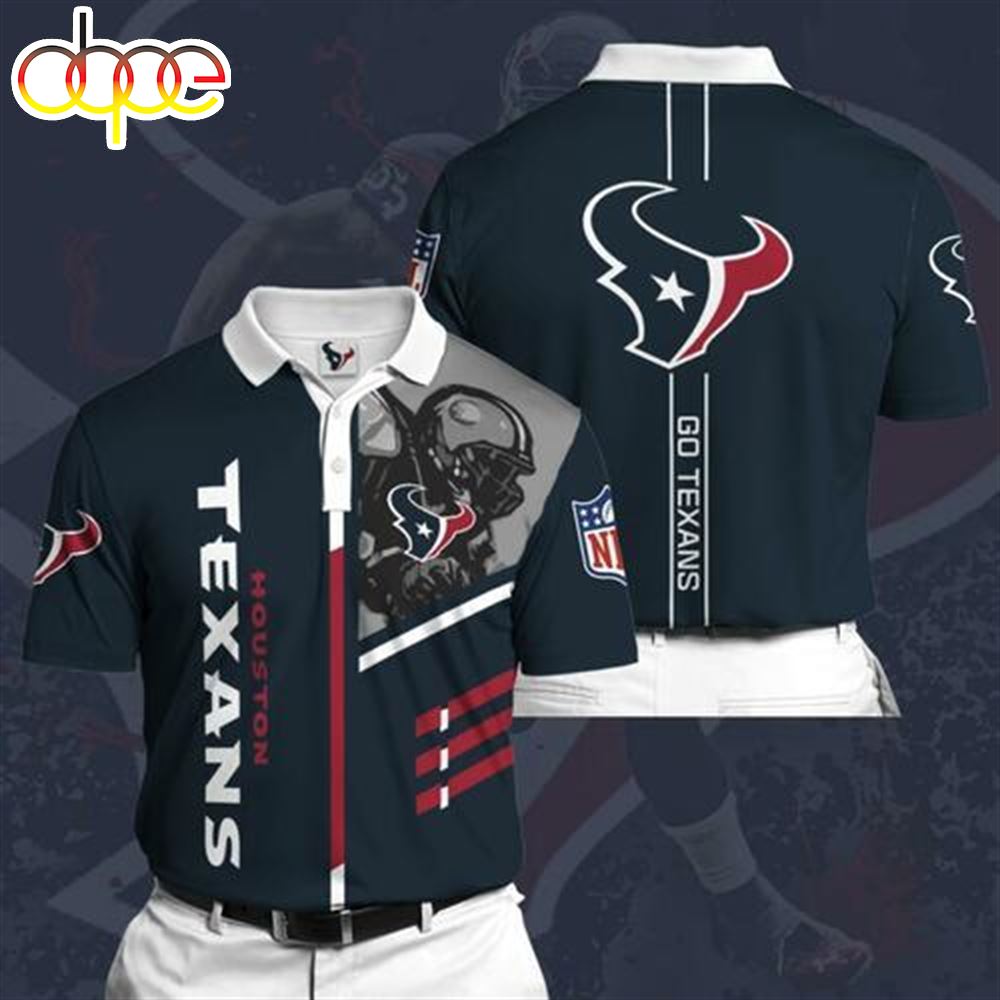 Nfl Houston Texans Sports American Football Polo Shirt