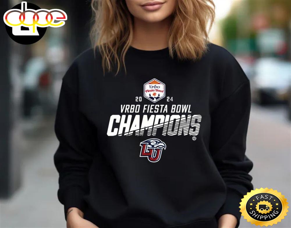 Official Liberty Flames 2024 Vrbo Fiesta Bowl Champions Unisex T Shirt