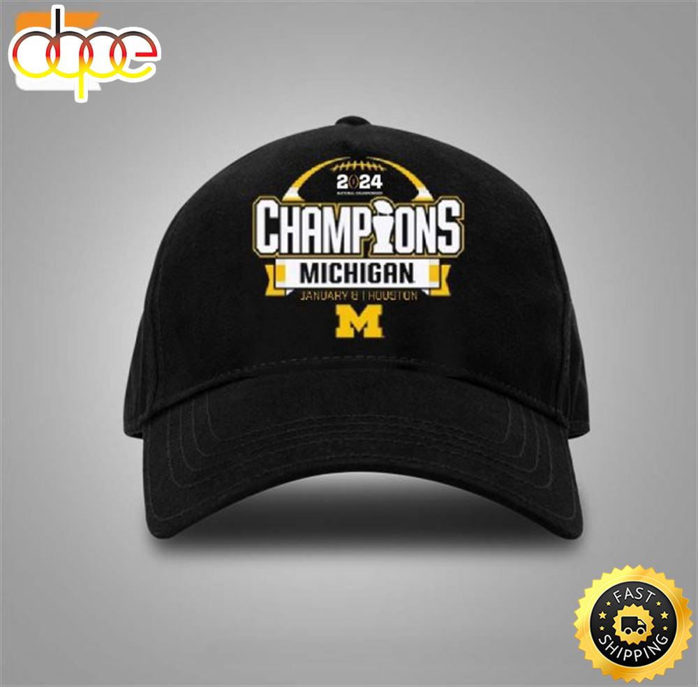 Official Michigan Wolverines Is 2024 Champions College Football Playoff National Championship