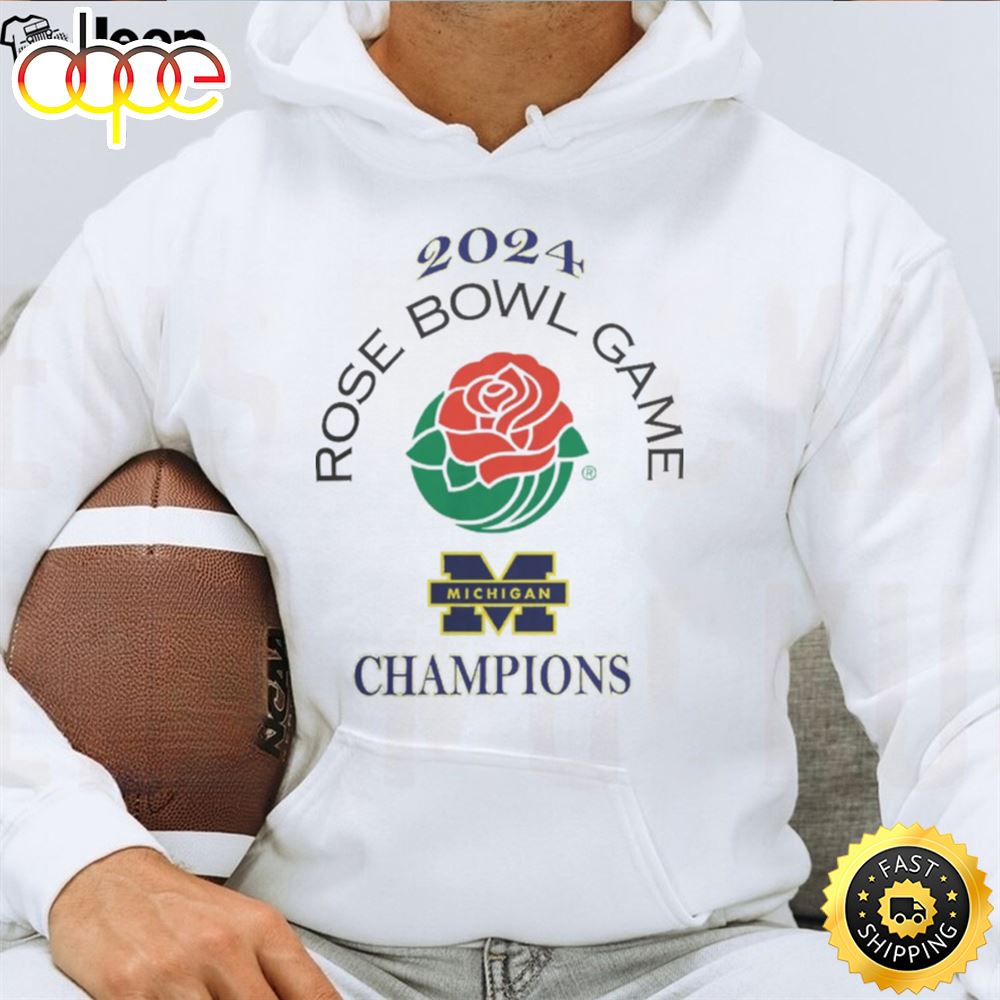 Official Michigan 2024 Rose Bowl Champions T Shirts Tshirt