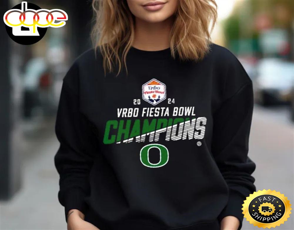 Oregon Ducks 2024 Vrbo Fiesta Bowl Champions Unisex T Shirt