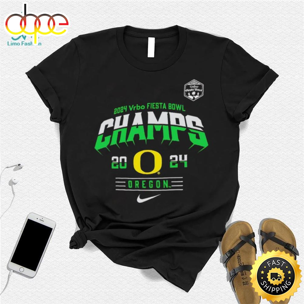 Oregon Ducks 2024 Vrbo Fiesta Bowl Champions Shirt Tshirt
