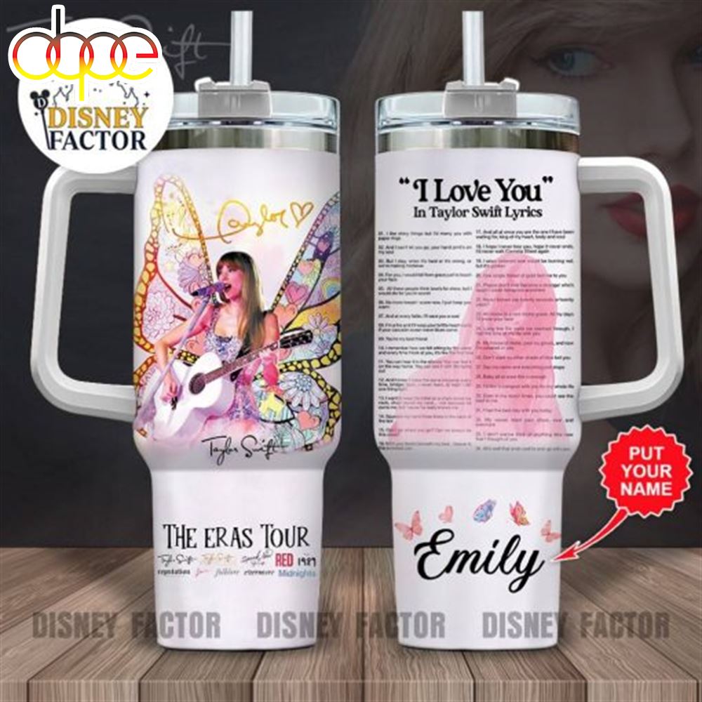 Personalized Taylor Swift 40oz Stanley Tumbler Taylor Swift Concert