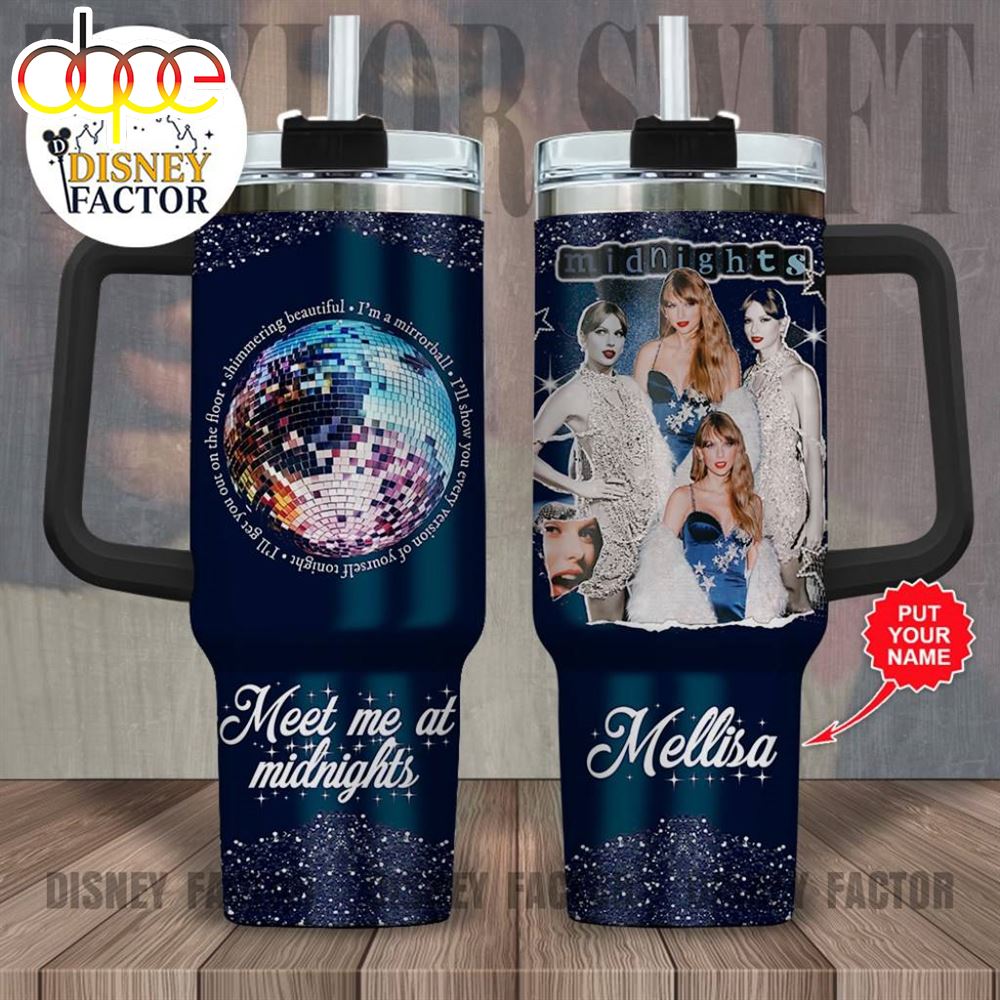 Personalized Taylor Swift 40oz Stanley Tumbler Taylor Swift Midnights