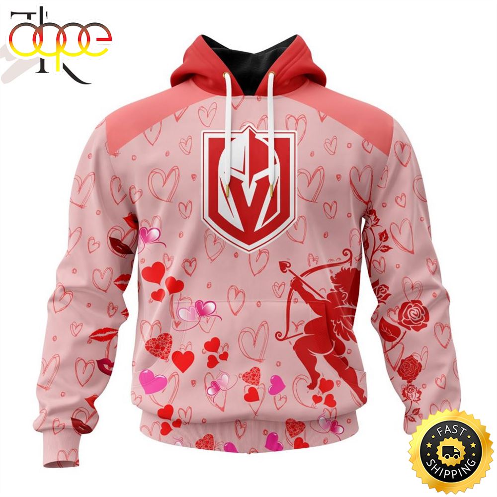 Personalized NHL Vegas Golden Knights Special Design For Valentines Day Hoodie Zidmax.jpg