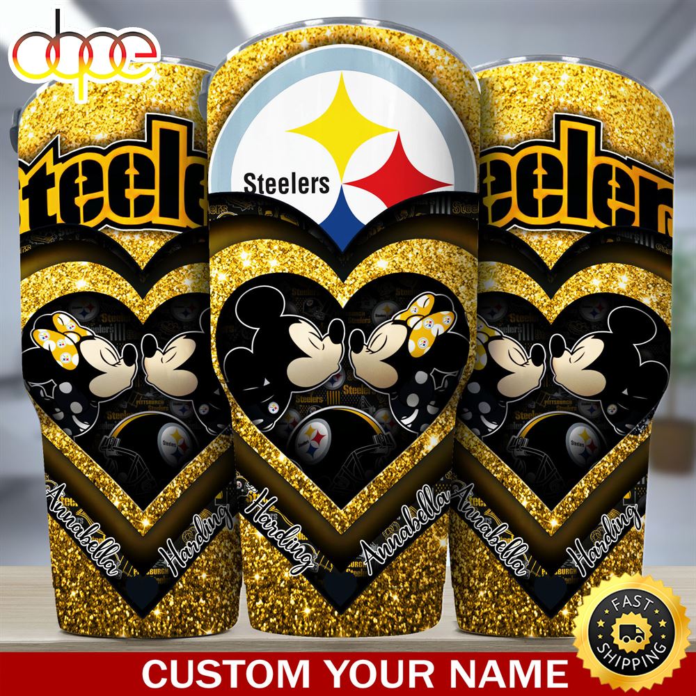 Pittsburgh Steelers NFL Custom Tumbler For Couples This