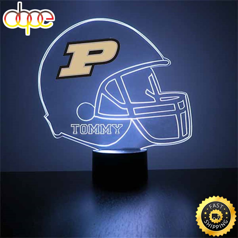 Purdue Football Helmet Led Sports Fan Lamp