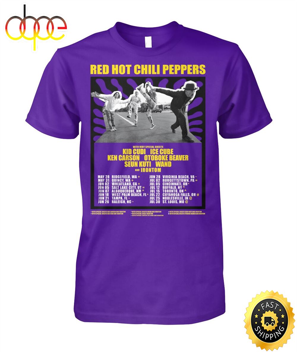Red Hot Chili Peppers 2024 Unlimited Love Tour 2024 Shirt